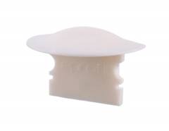 Reprofil Endkappe F-ET-02-12, Wei�, 27 mm, Flach