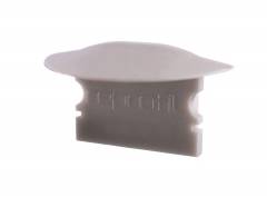 Reprofil Endkappe F-ET-02-15, Grau, 30 mm, Flach