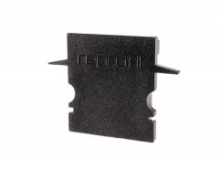 Reprofil Endkappe H-ET-02-12, Schwarz, 27 mm, Hoch