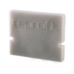 LED Profil Endkappe H-AU-01-08 Set 2 Stk, Grau
