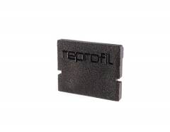Reprofil Endkappe H-AU-01-08, Schwarz, 14 mm, Hoch