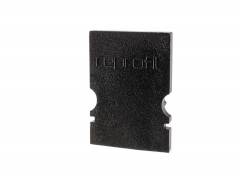 Reprofil Endkappe H-AU-02-08, Schwarz, 14 mm, Hoch