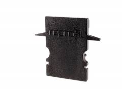 Reprofil Endkappe H-ET-02-08, Schwarz, 23 mm, Hoch