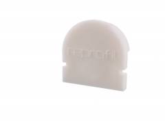 Reprofil Endkappe R-AU-01-10, Wei�, 16 mm, Rund