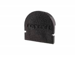 Reprofil Endkappe R-AU-01-10, Schwarz, 16 mm, Rund