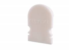 Reprofil Endkappe R-AU-02-10, Wei�, 16 mm, Rund