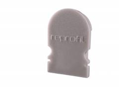 Reprofil Endkappe R-AU-02-10, Grau, 16 mm, Rund