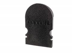 Reprofil Endkappe R-AU-02-10, Schwarz, 16 mm, Rund
