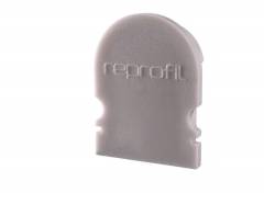 Reprofil Endkappe R-AU-02-12, Grau, 18 mm, Rund