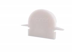Reprofil Endkappe R-ET-01-10, Wei�, 25 mm, Rund