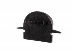 Reprofil Endkappe R-ET-01-10, Schwarz, 25 mm, Rund