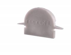 Reprofil Endkappe R-ET-01-12, Grau, 27 mm, Rund