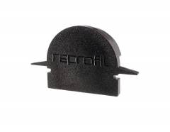 Reprofil Endkappe R-ET-01-12, Schwarz, 27 mm, Rund