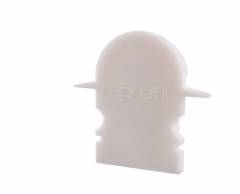 Reprofil Endkappe R-ET-02-10, Wei�, 25 mm, Rund