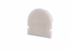 Reprofil Endkappe R-AU-01-08, Wei�, 14 mm, Rund