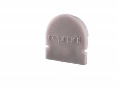 Reprofil Endkappe R-AU-01-08, Grau, 14 mm, Rund