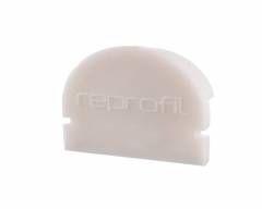 Reprofil Endkappe R-AU-01-15, Wei�, 21 mm, Rund