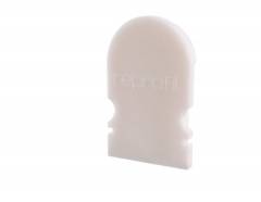 Reprofil Endkappe R-AU-02-08, Wei�, 14 mm, Rund