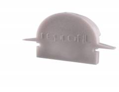 Reprofil Endkappe R-ET-01-15, Grau, 30 mm, Rund