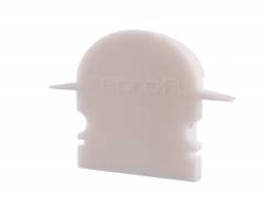 Reprofil Endkappe R-ET-02-15, Wei�, 30 mm, Rund