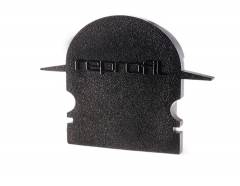 Reprofil Endkappe R-ET-02-15, Schwarz, 30 mm, Rund