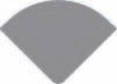 Endkappe silber R-AV-05-12 Set 2 Stk
