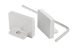 Aluminium Endkappe P-AU-10-12 Set 2 Stk Silber, eloxiert, LxBxH 18,2x8x13,6 mm