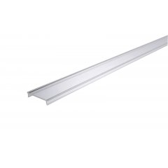 LED Profil Abdeckung P-01-20, 2m, klar, PMMA, Transparent 95% Transmission