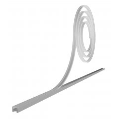LED Profil Abdeckung Rolle P-10-12, 20m, milchig, Satiniert 40% Transmission