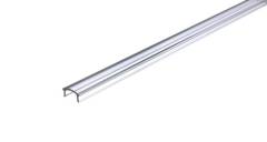 Reprofil Abdeckung F-01-08, klar 95% Transmission, 1000 mm, Flach