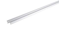 Reprofil Abdeckung F-01-05, klar 95% Transmission, 2000 mm, Flach