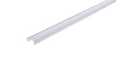 LED Profil Abdeckung halbrund, milchig 40%, F-01-12, L: 4m, Breite: 14,5 mm, H�he: 6 mm