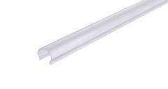 LED Profil Abdeckung hoch rund, matt 75%, R-01-10, L: 4m, Breite: 16 mm, H�he: 13,15 mm