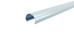 Profil Abdeckung H-01-20 1m milchig, gerundet