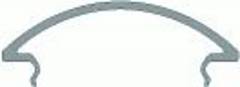 Runde Abdeckung R-05-25, 3m, milchig 40% Transmission