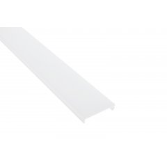 Profil Abdeckung PLANO ES & BSH & MS Uplight flach opal, 2m, PMMA opal