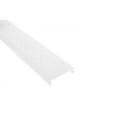 Profil Abdeckung PLANO MS Downlight flach opal, 2,5m, PMMA opal