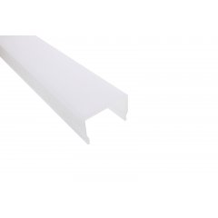 Profil Abdeckung PLANO MS Downlight hoch opal, 2,5m, PMMA opal