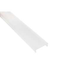 Profil Abdeckung PLANO MS Downlight flach, 2m, PMMA mikroprismatisch