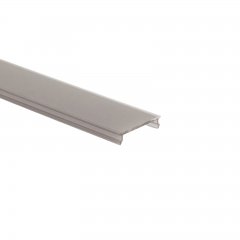 Combo Leuchtenprofil-Abdeckung, P-02-20, plan, schwarz, 1-3m