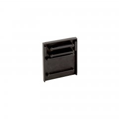 Combo Beton 2 St. Endkappe Montageprofil mit Kantenabdeckung, schwarz, ABS