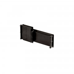 Combo Einbau/Fassade/D�mmung 2 St. Endkappe Trafoprofil, ABS, schwarz