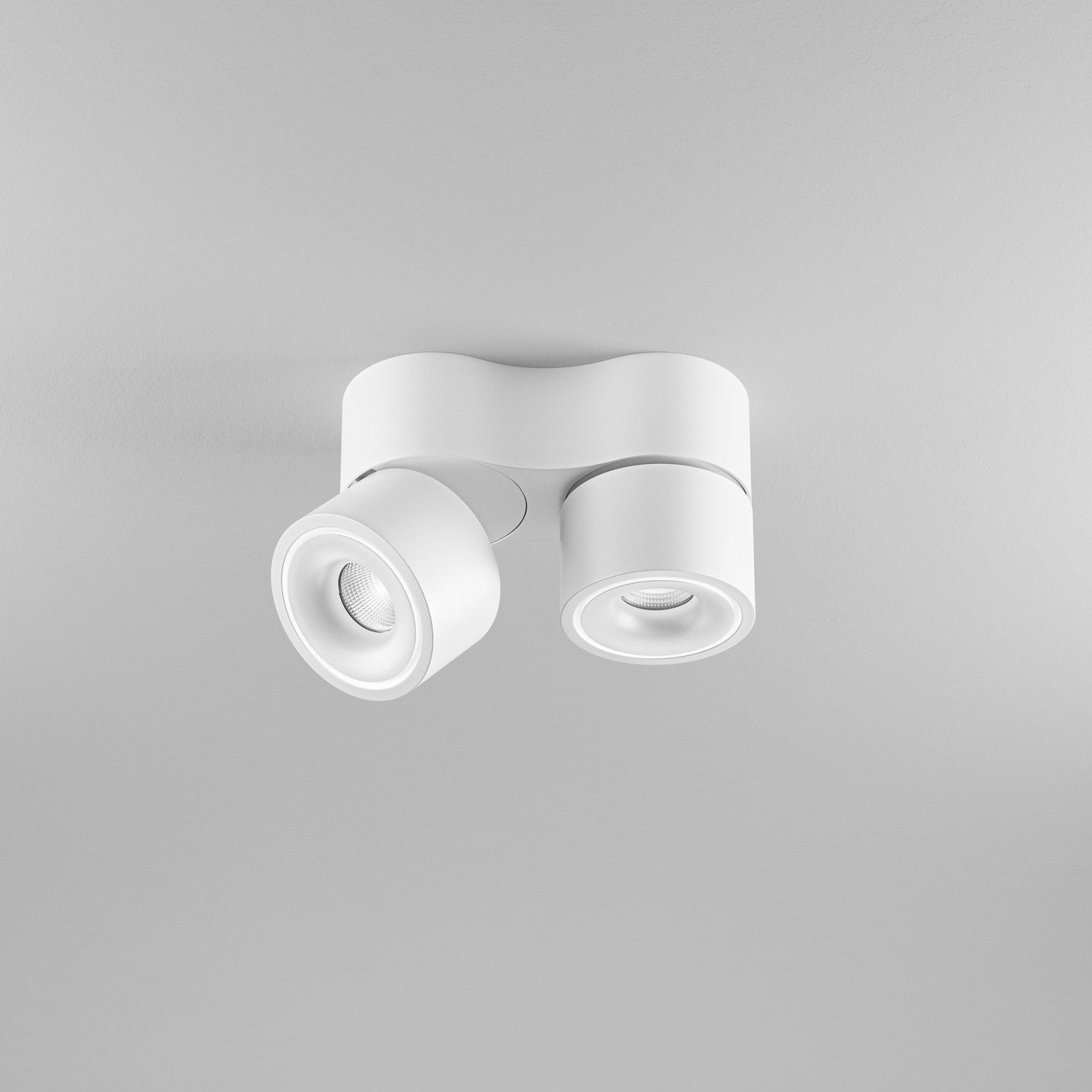 DLS LED Deckenleuchte CLIPPO S DUO wei� 2x9,5W 34� dim to warm CRI>90 915lm dimmbar