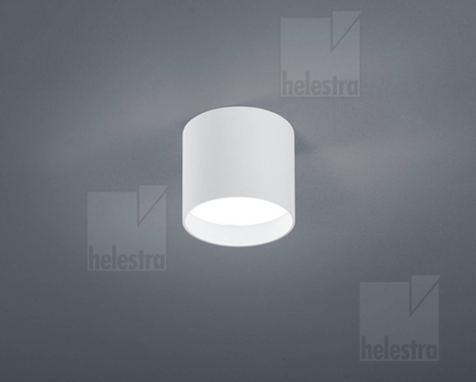 DORA LED Deckenleuchte rund �10cm, 7,5W, wei� matt, 2900K warmwei�