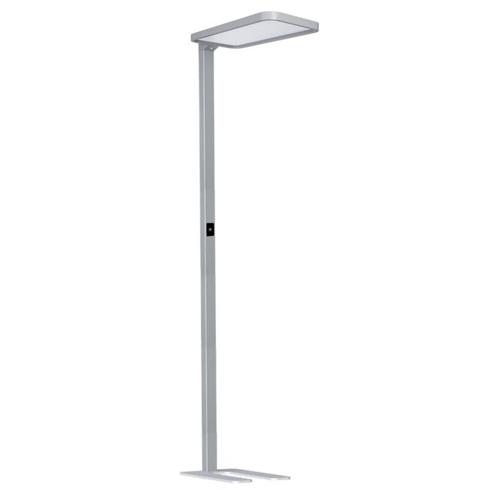 DOTLUX B�ro LED-Stehleuchte STUDIObutler 80W 4000K silber, mit Anwesenheitssensor, dimmbar