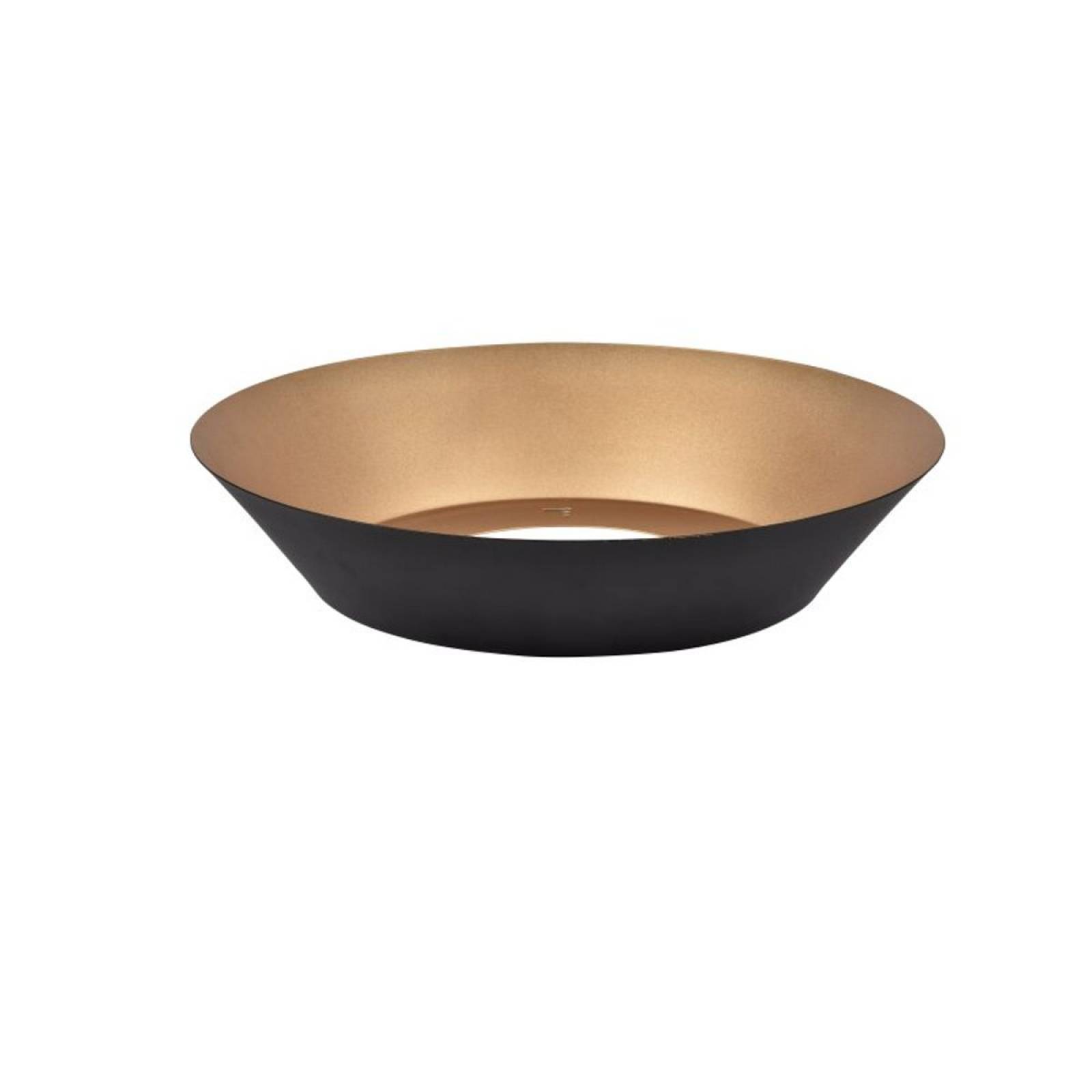 DOTLUX DESIGNreflektor schwarz-gold, LUNA 330mm, SURFACE 300mm und GALAXO 300mm