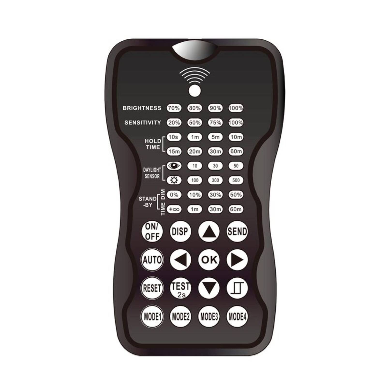 DOTLUX Infrarot-Fernbedienung f�r LIGHTSHOWERsmart Radar und PIR Sensoren