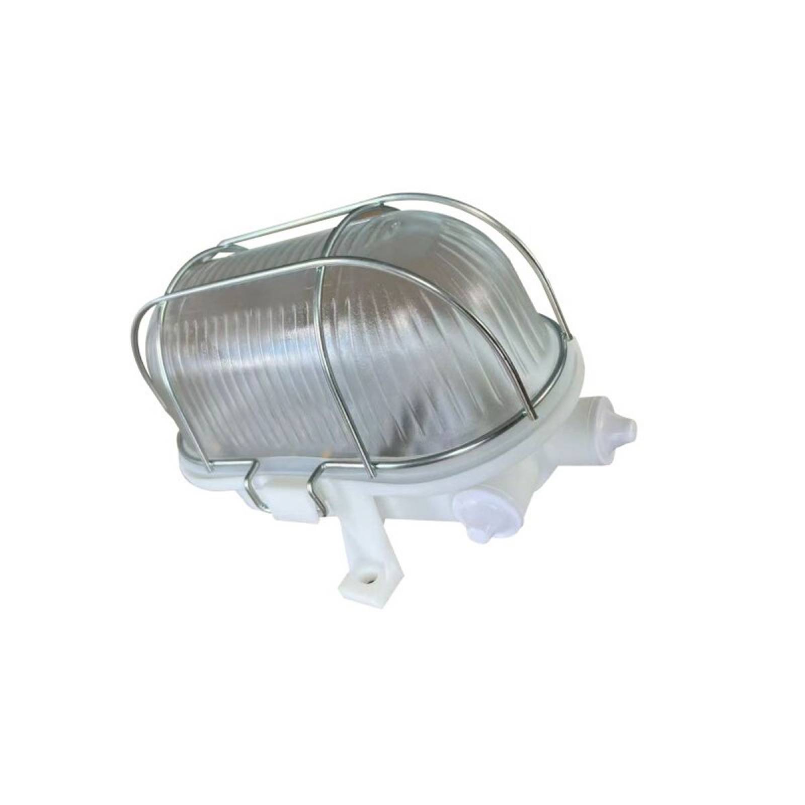 DOTLUX LED-Kellerleuchte PROTECT 9W 4000K, Feuchtraumleuchte IP54, mit Gitterschutz