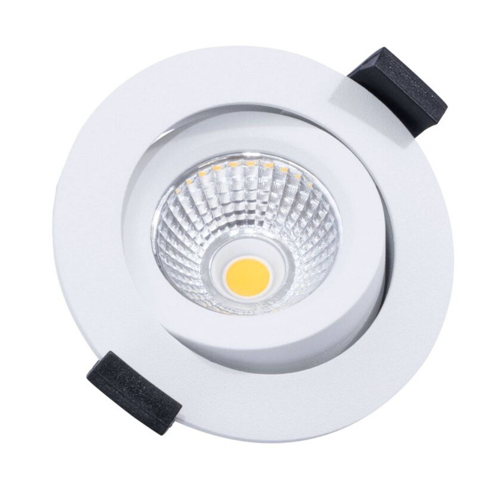 DOTLUX LED-Leuchte CIRCLEminidim 6W 3000K CRI/Ra:92 IP44 dimmbar in wei�, schwarz, edelstahl