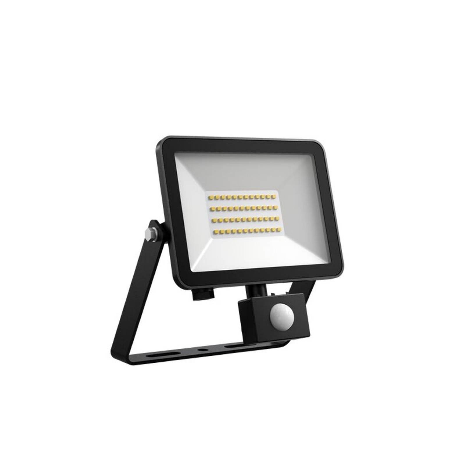 DOTLUX LED-Strahler FLOORslim-sensor 30W 4000K schwarz mit Bewegungsmelder PIR